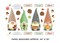 Benartex Thanksgiving Falling For Gnomes Panel On White 100% Cotton Fabric Price per Yard